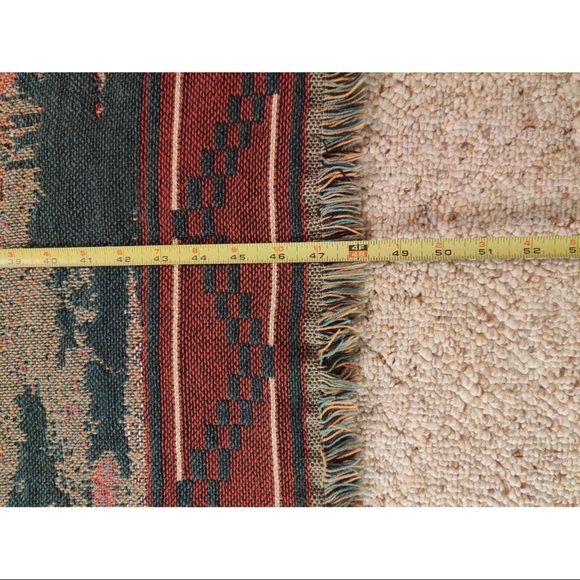 ⚡️SOLD⚡️ Vintage Goodwin Weavers Throw Blanket - Picture 4 of 5